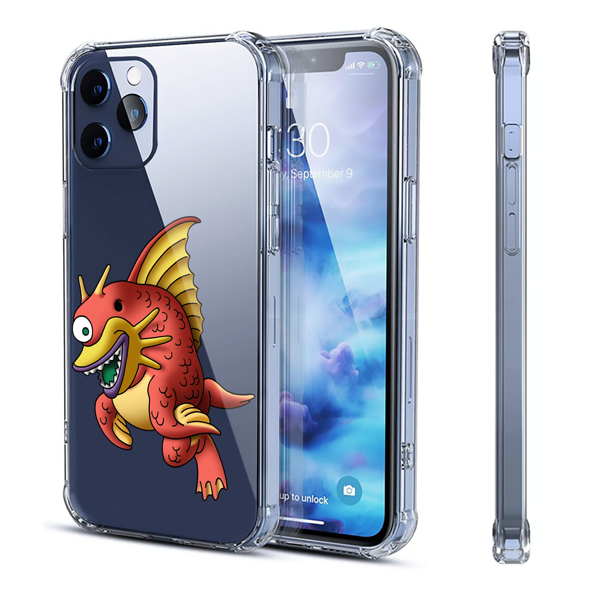 （画像用） ドラゴンクエスト Doragon Kuesuto Dragon Quest 【iPhone 12シリーズ対応】透明スマホケース（クリアソフトケース）